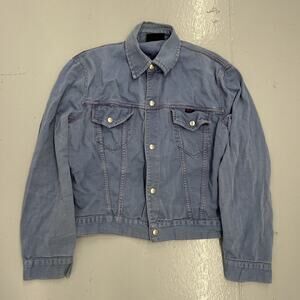 Vintage 70s Twister Blue Western Snap Denim Jacket